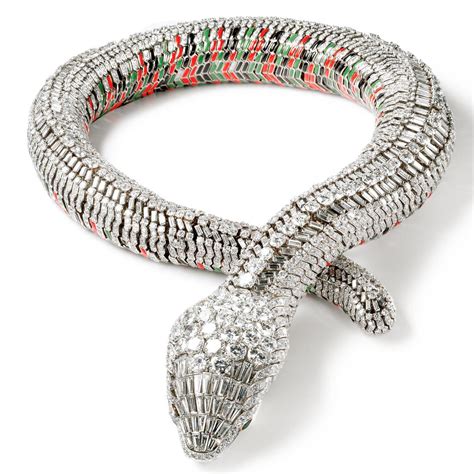 cartier snake necklace 1968